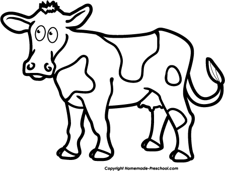 Free Black And White Cow Pictures, Download Free Clip Art