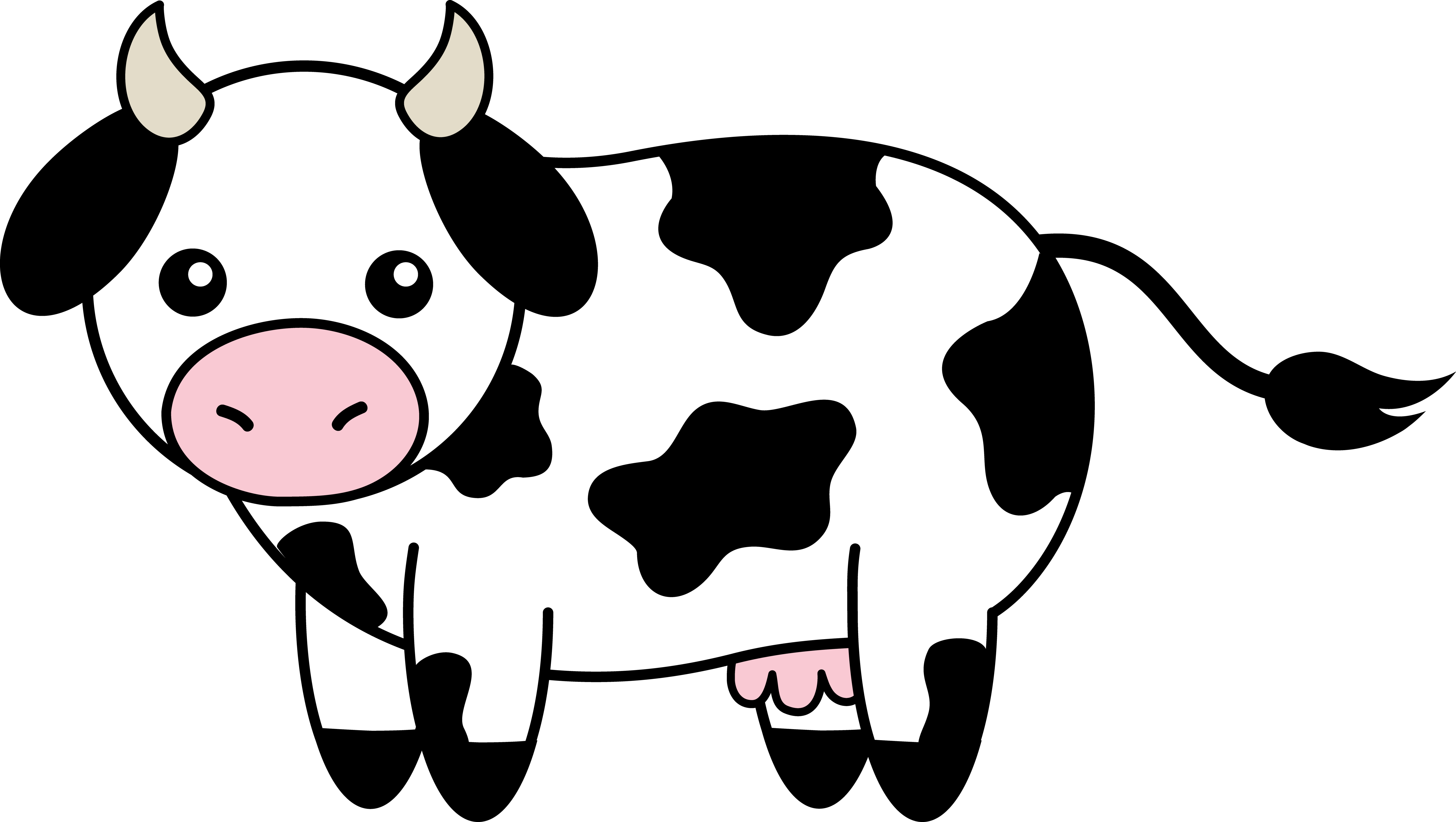 Dairy cow clip.