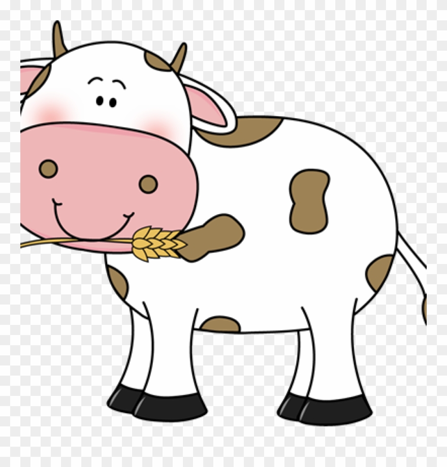 Free Cow Clipart Free Cow Clip Art Cow With Wheat In