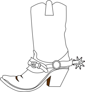 Cowboy boot clip.