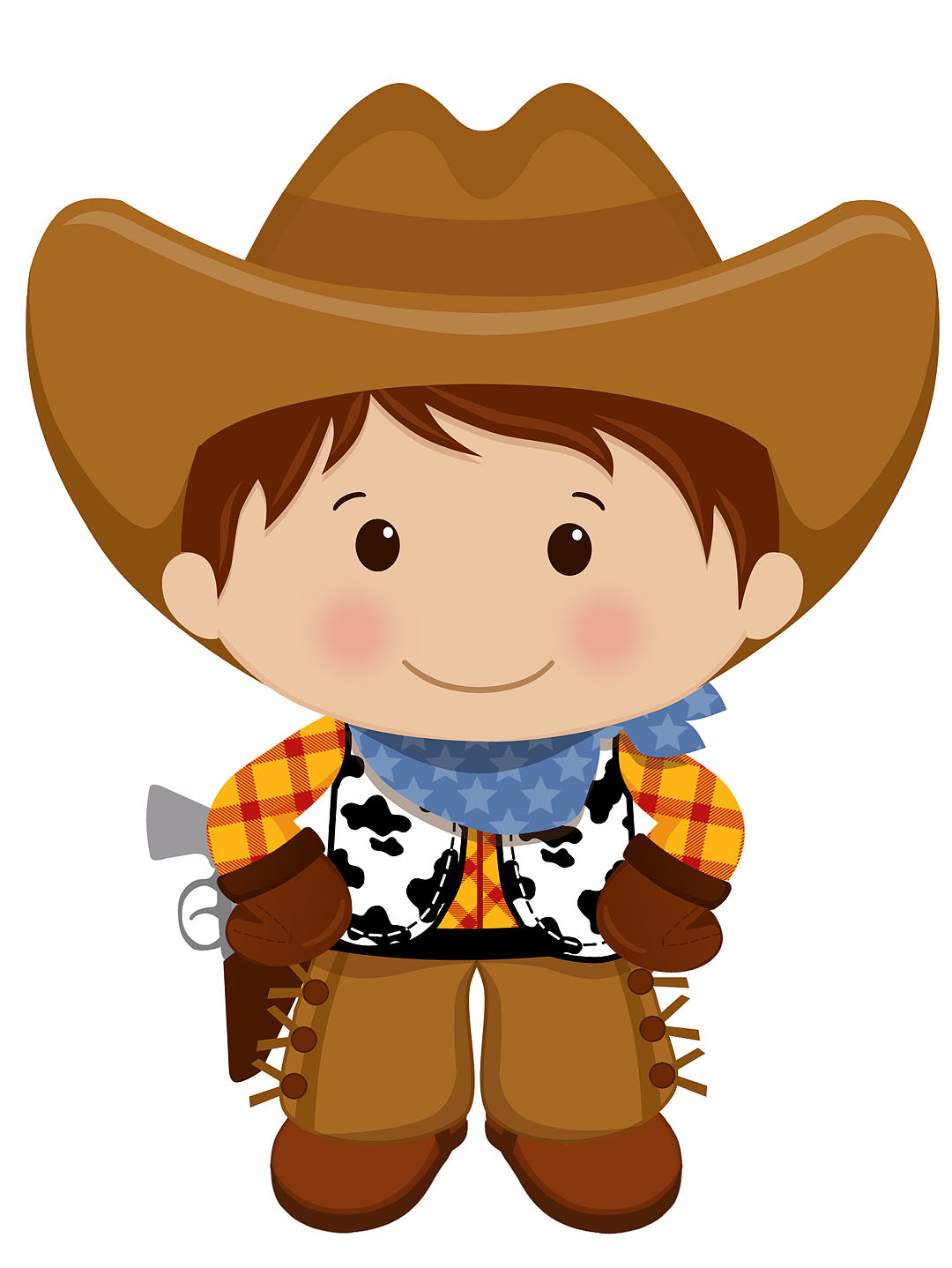 Little cowboy clipart