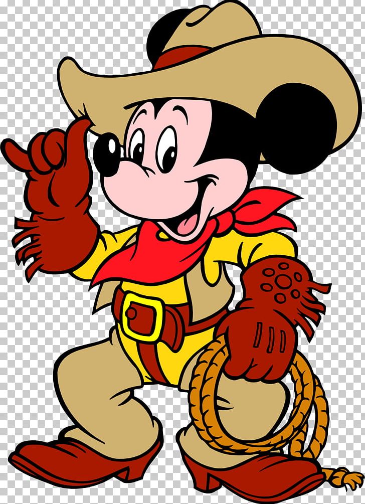 Mickey Mouse Minnie Mouse Pluto Donald Duck Cowboy PNG