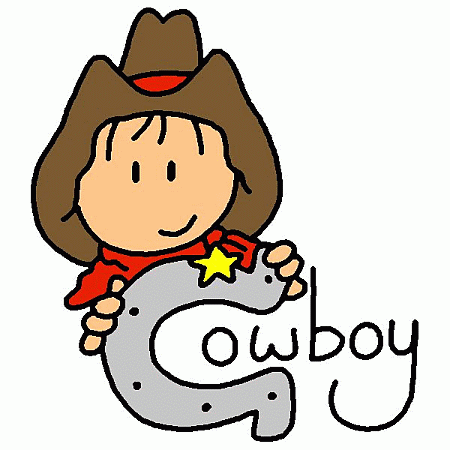 Cowboy clip art.