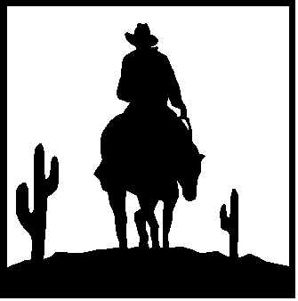 Western Clipart Black And White
