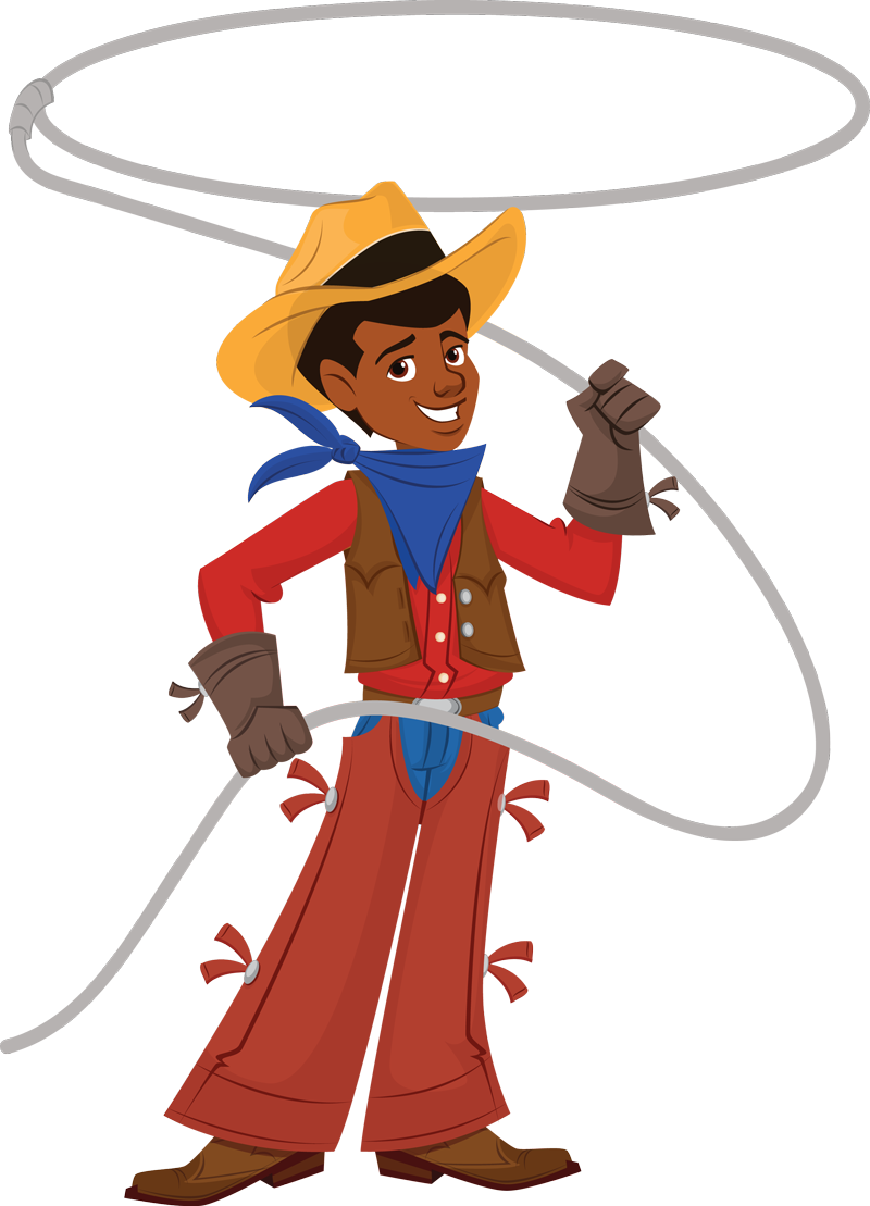 Cowboy lasso rope.