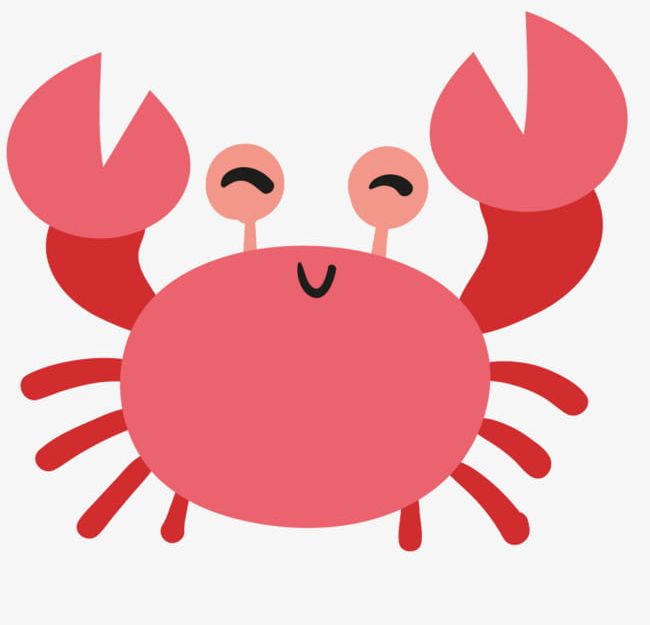 Cute crab material.