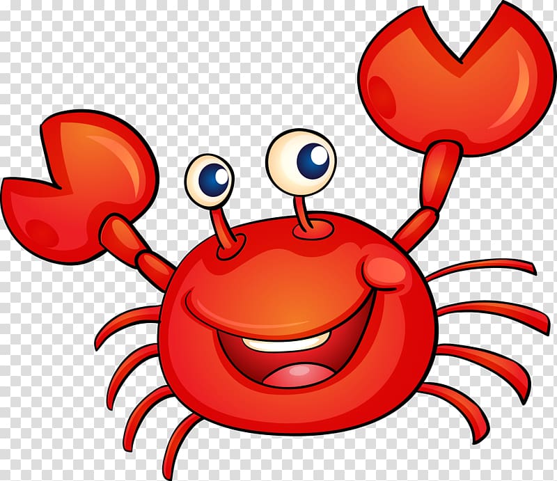 Red crab illustration.