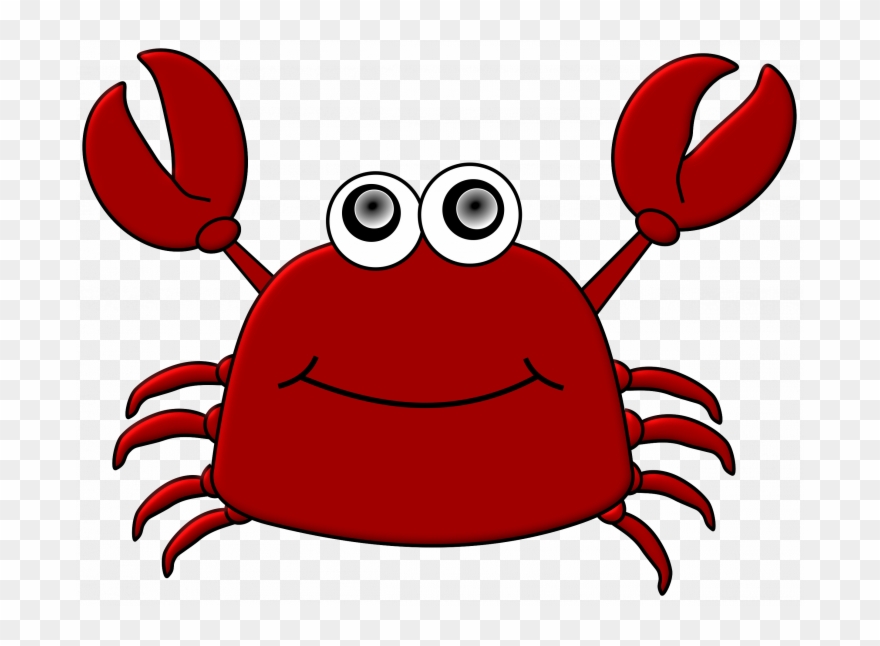 Crab cartoon clipart.