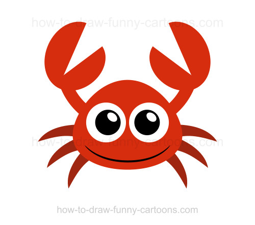 How draw crab.