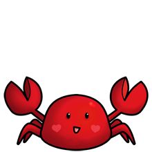 Happy Crab Cliparts