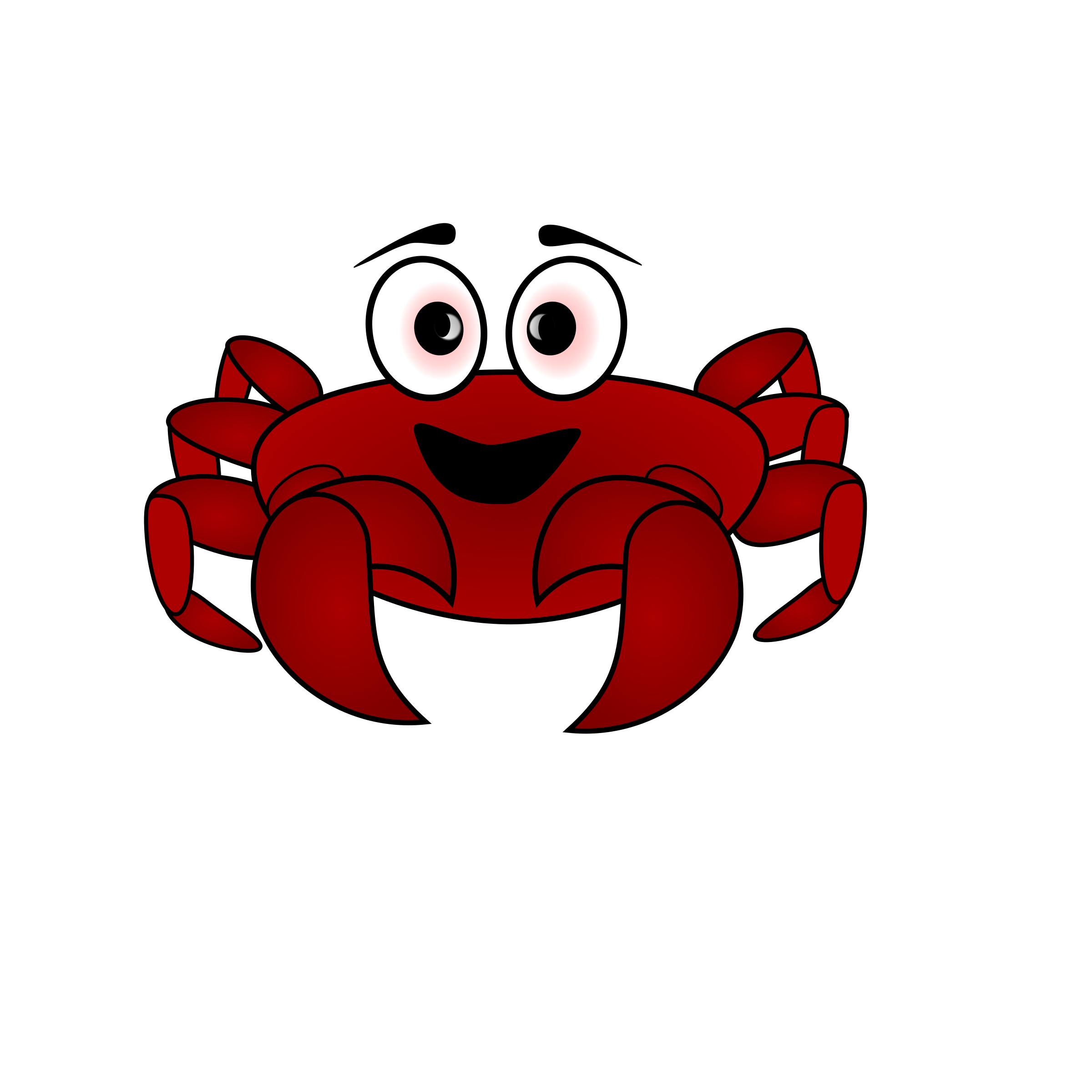 Seafood clipart happy crab, Seafood happy crab Transparent