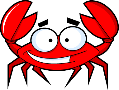 Cartoon crab pic.