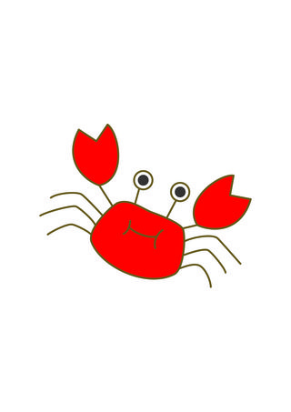 crab clipart small
