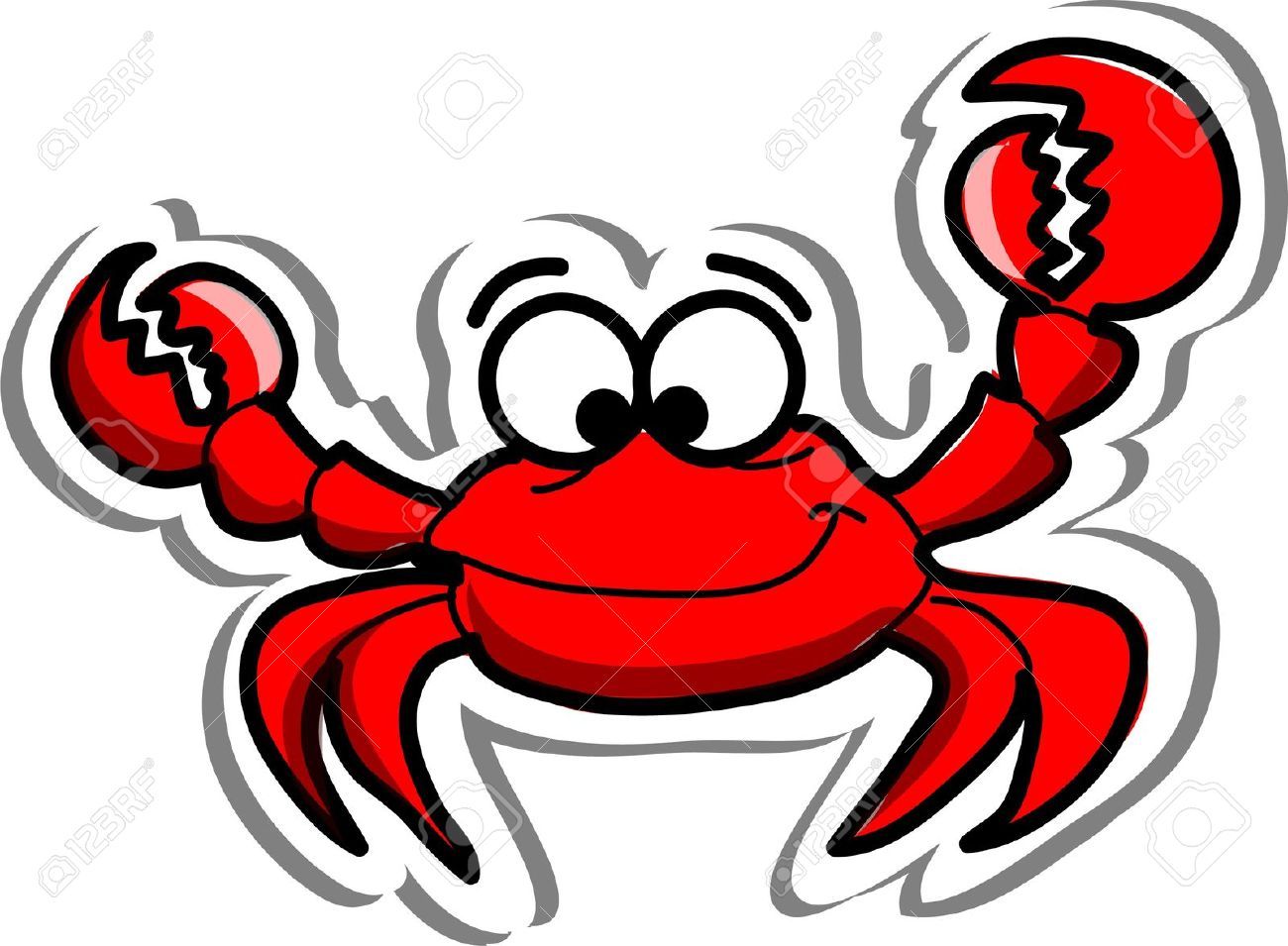 Crabs stock illustrations.