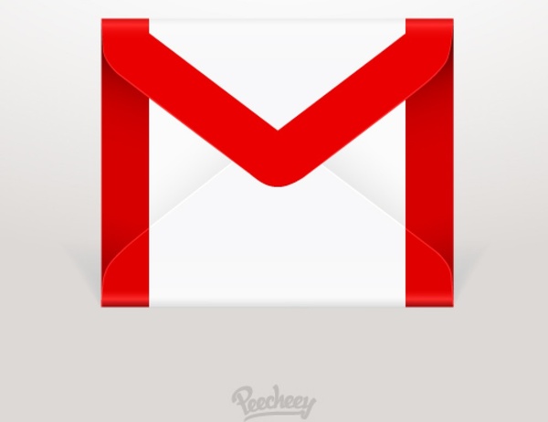 Gmail icon Free vector in Adobe Illustrator ai