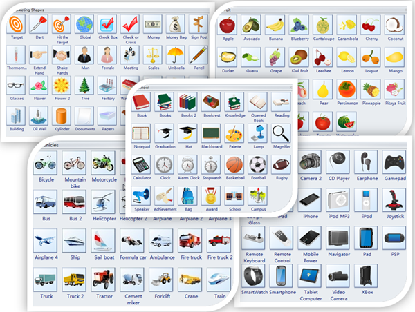 Use Clipart to Create Diagrams of Any Kind