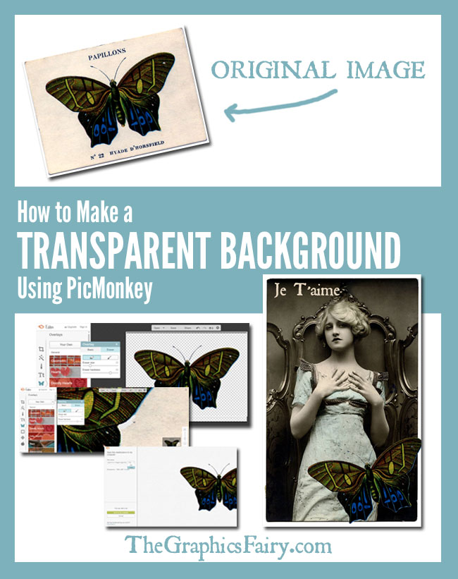 Make a Transparent Background Using PicMonkey