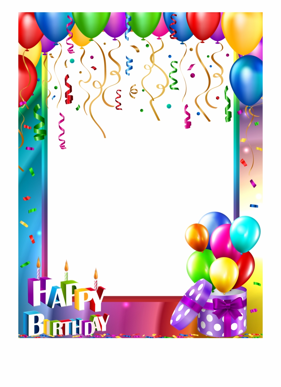 Happy Birthday Png Transparent Frame