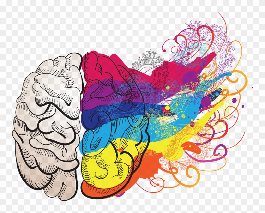 Brain creativity clipart.