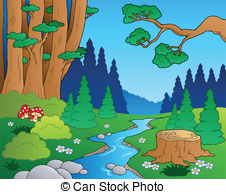 Creek Clipart and Stock Illustrations