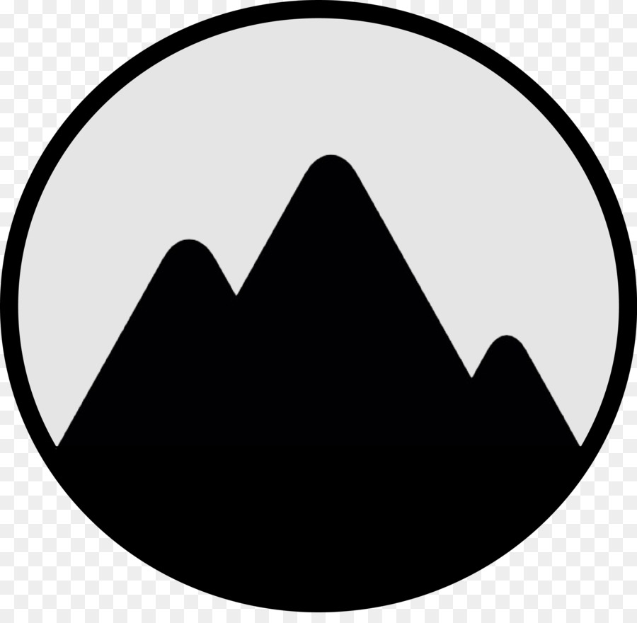 Mountain Black and white Clip art