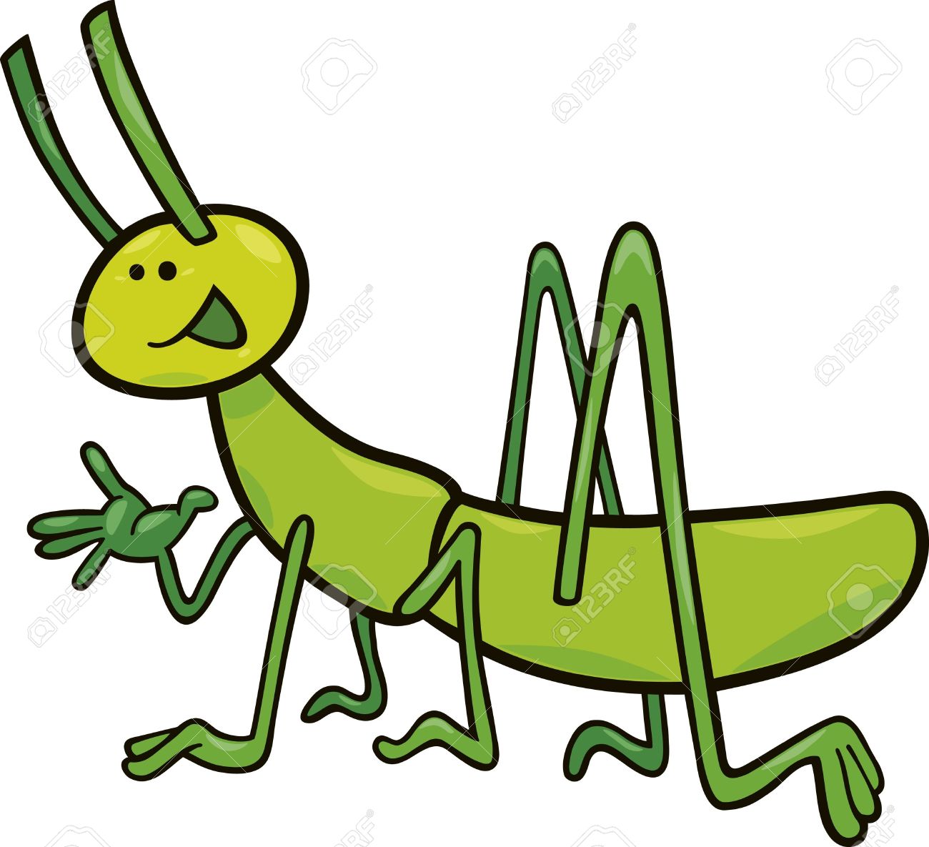 Cricket insect clipart.