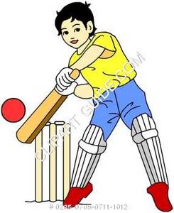 Cricket clip art.