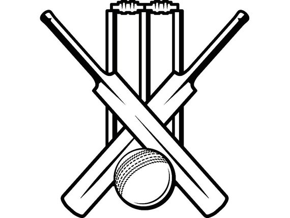 Cricket Bat Drawing