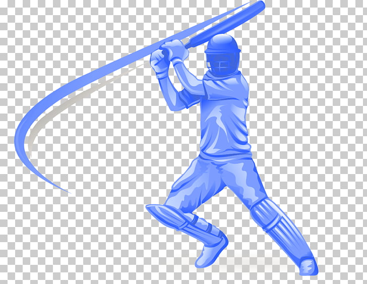 Sport Cricket Batting , cricket, blue cricket bat player