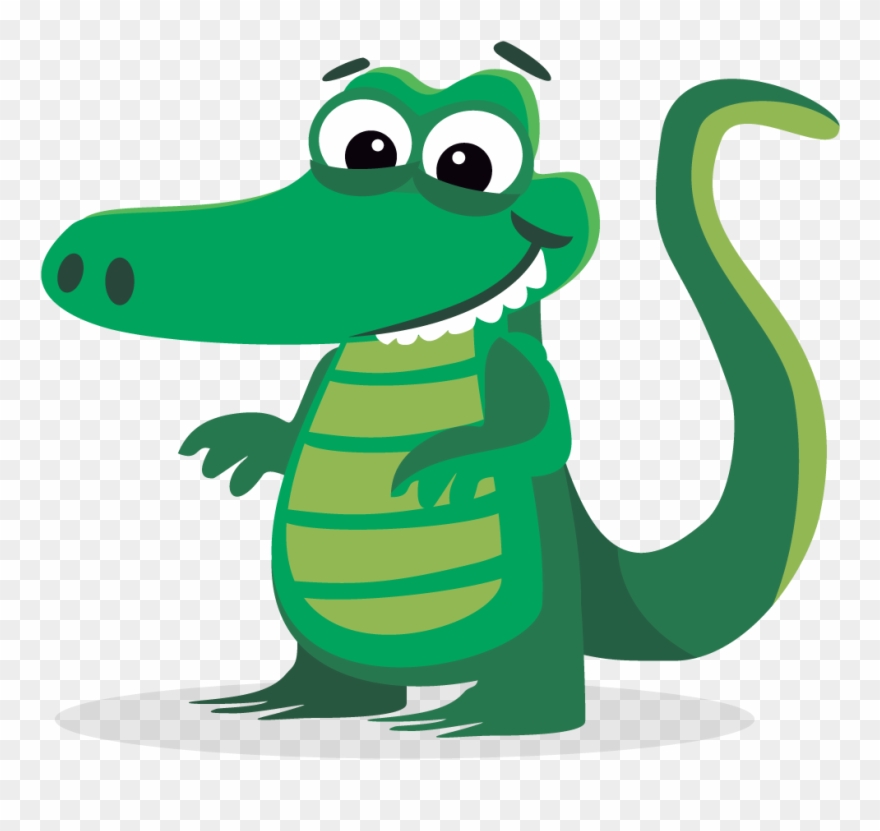 Mascot baby crocodile.