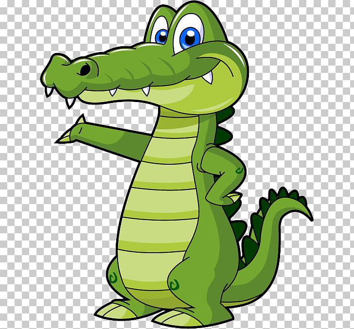Alligators crocodile cartoon.