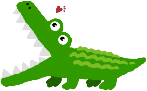Crocodile clipart kid