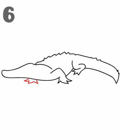 How To Draw a Crocodile