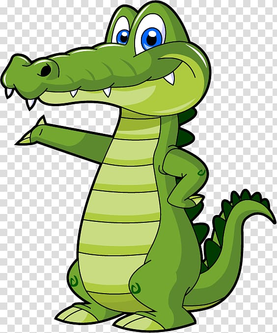 Alligator crocodile cartoon.