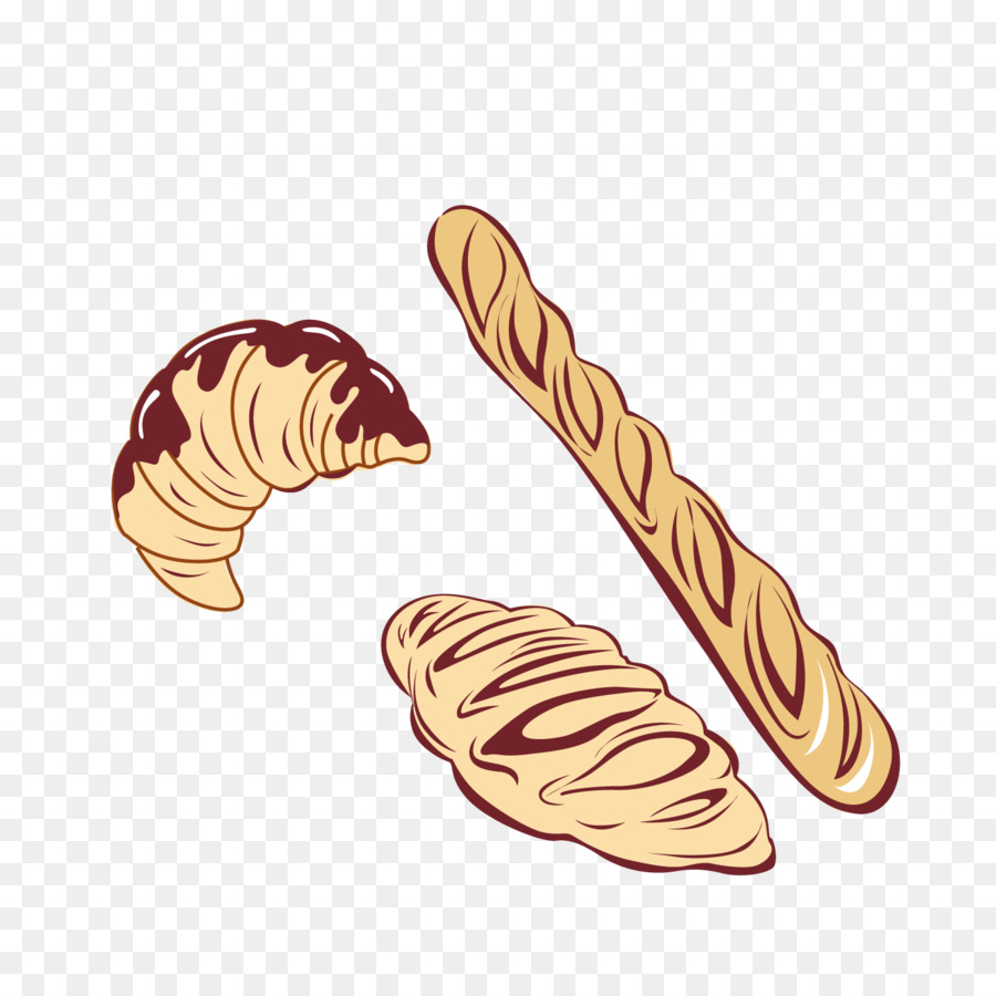 Baguette bread croissant.