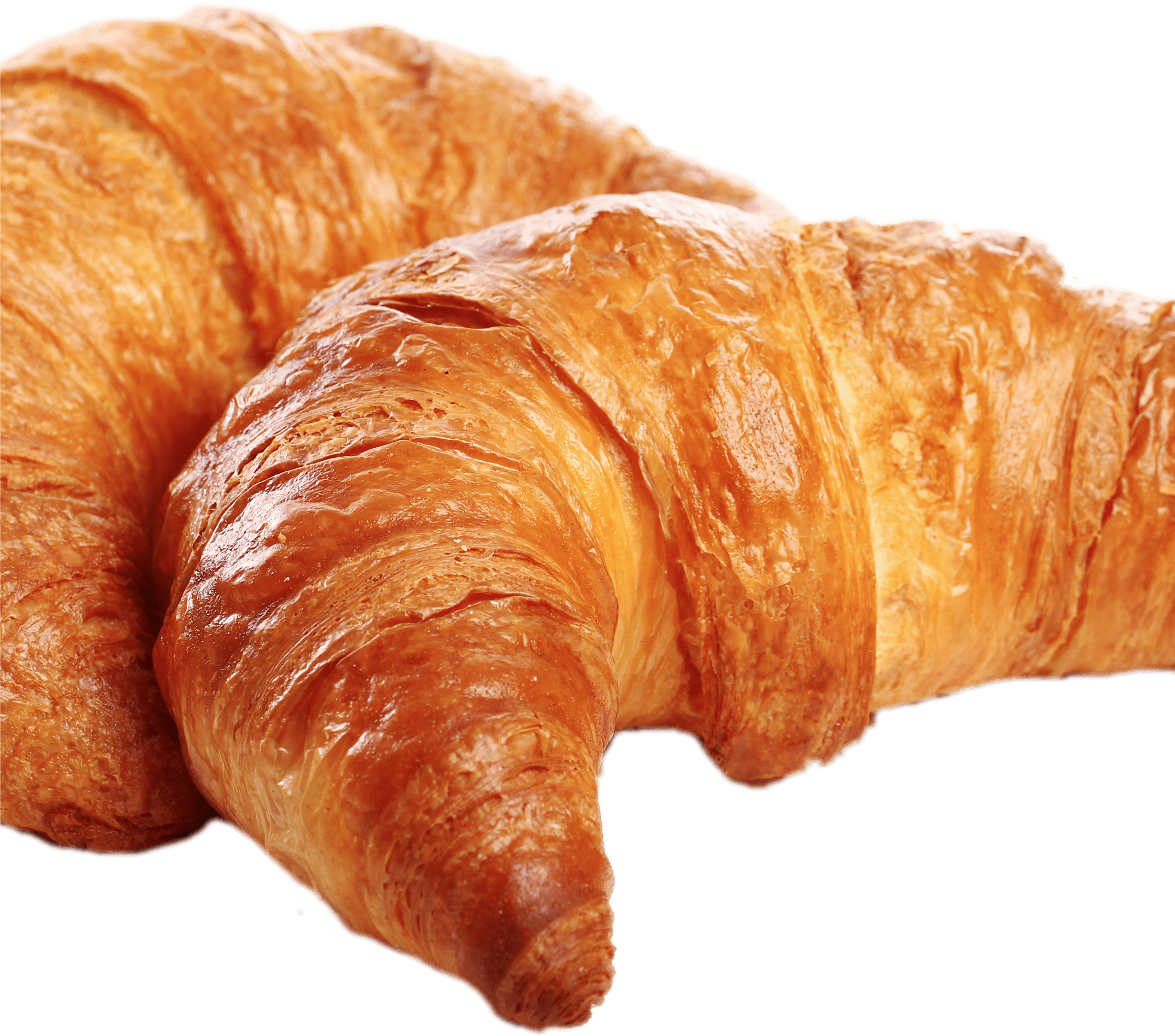 Croissants french food.