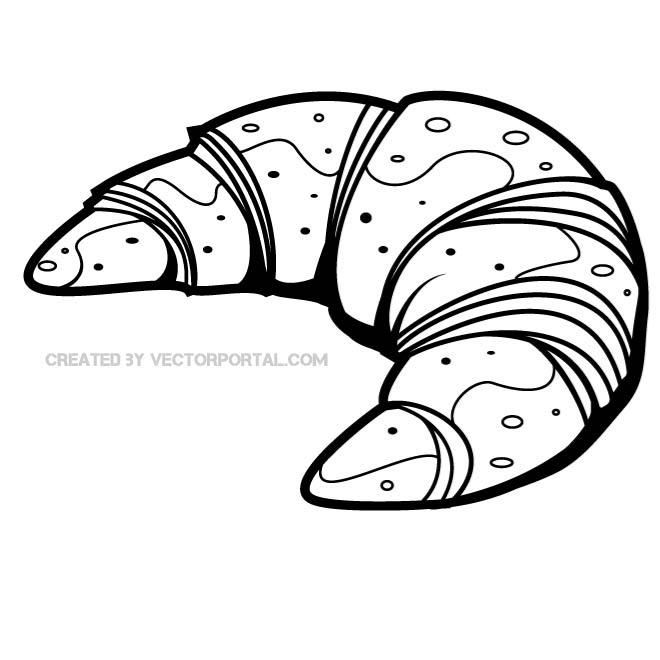 Croissant vector illustration