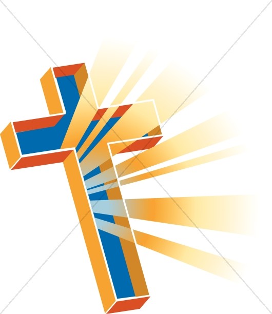 Multidimensional and Colorful Cross with Rays