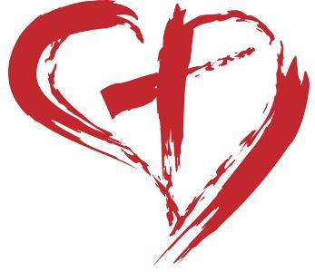 cross clipart heart