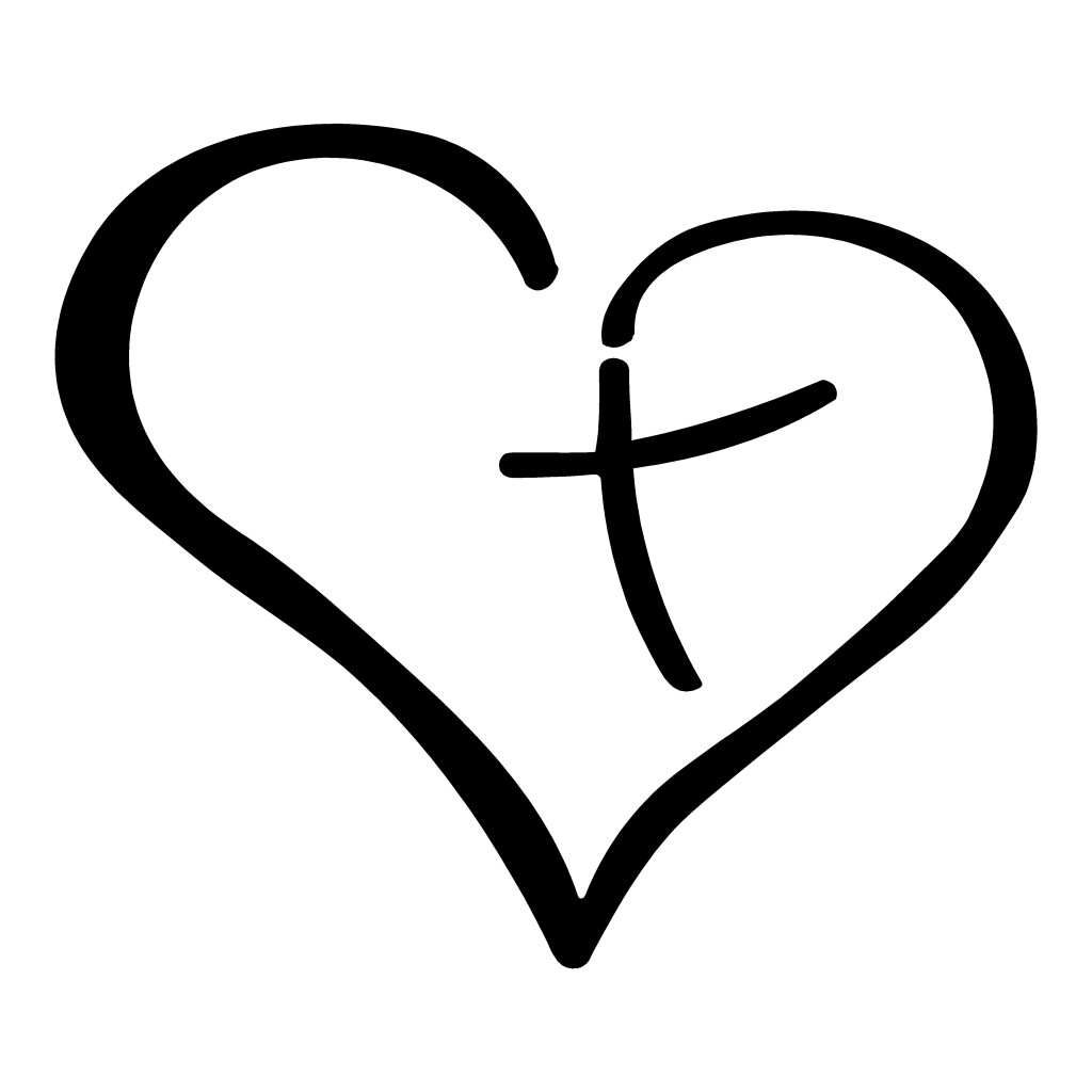 Heart Cross Cliparts