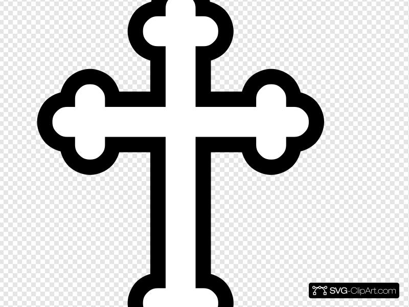 Outline Cross Clip art, Icon and SVG