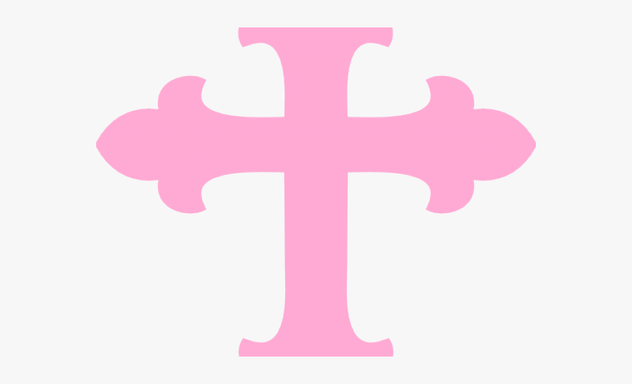 Cross Clipart Pink