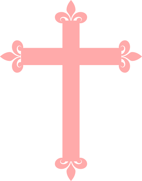 Pink cross png.