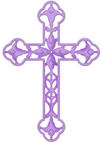 Free purple cross.