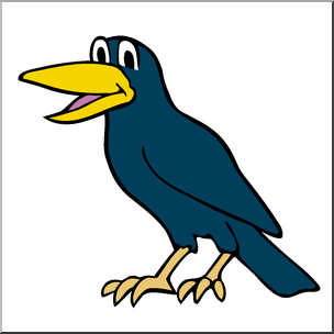 Cartoon Crow Clipart