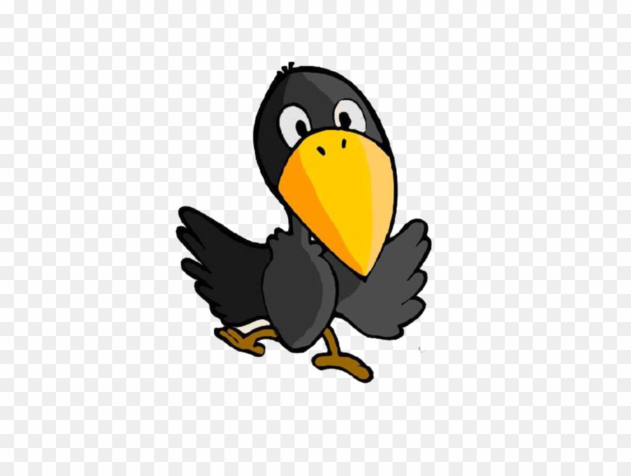 Crow Cartoon PNG Cartoon Drawing Clipart download