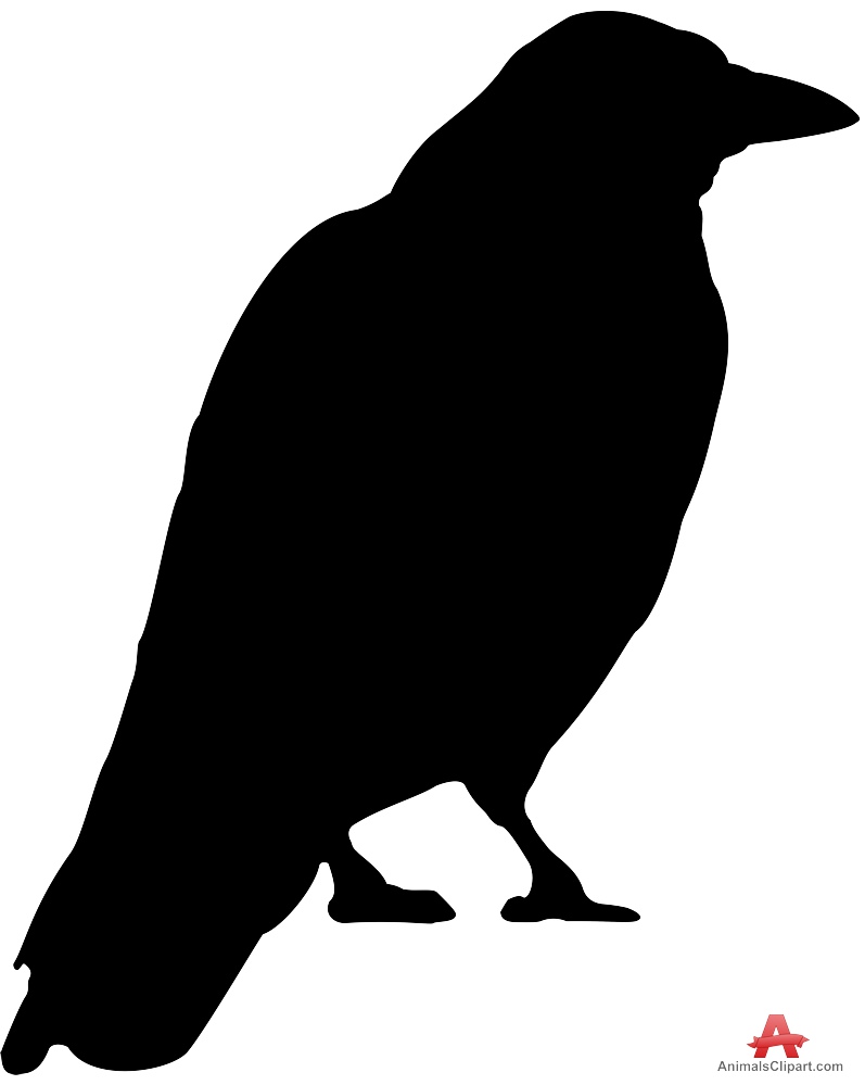 crow clipart silhouette