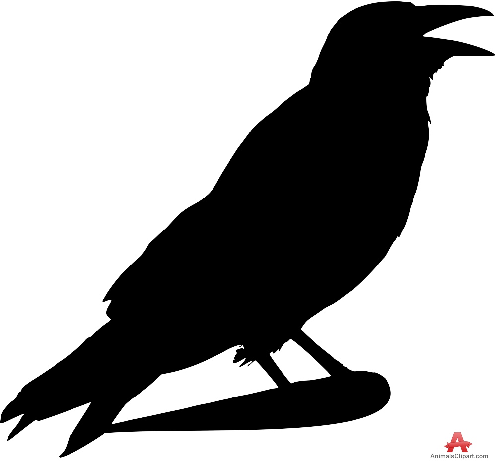 Free crow silhouette.
