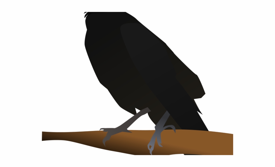 Crow clipart small.