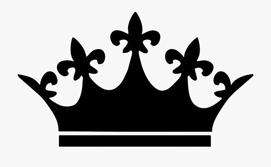 Crown clipart silhouette.